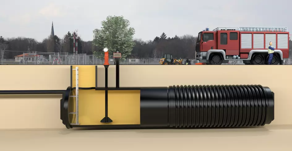 Wassertechnik für Berlin & Brandenburg | loeschwasserbehaelter voll